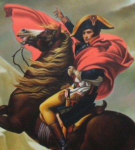 Napoleon überschreitet den St. Bernard Paß Detail